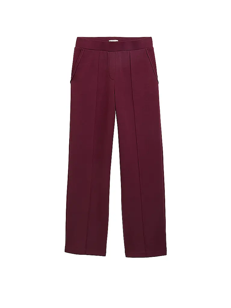 TOM TAILOR | Pantalon de tailleur | Rouge foncé