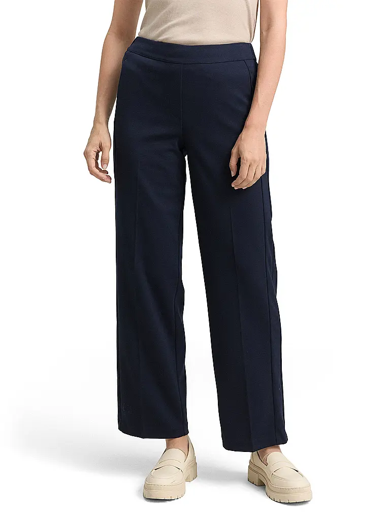 TOM TAILOR | Pantalon de tailleur | Bleu foncé