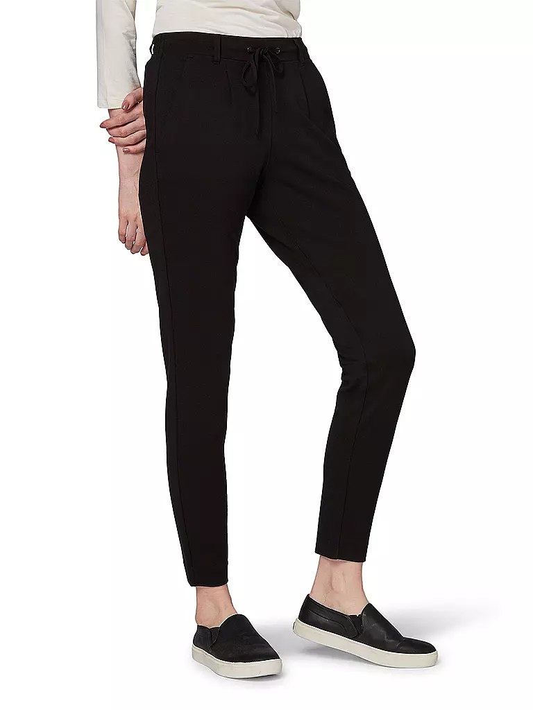 TOM TAILOR | Pantalon Jogging Fit | schwarz