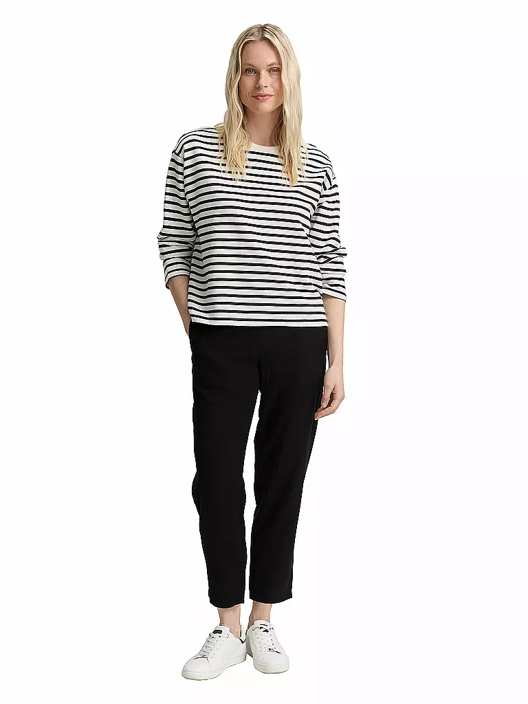 TOM TAILOR | Pantalon Jogging Fit | schwarz