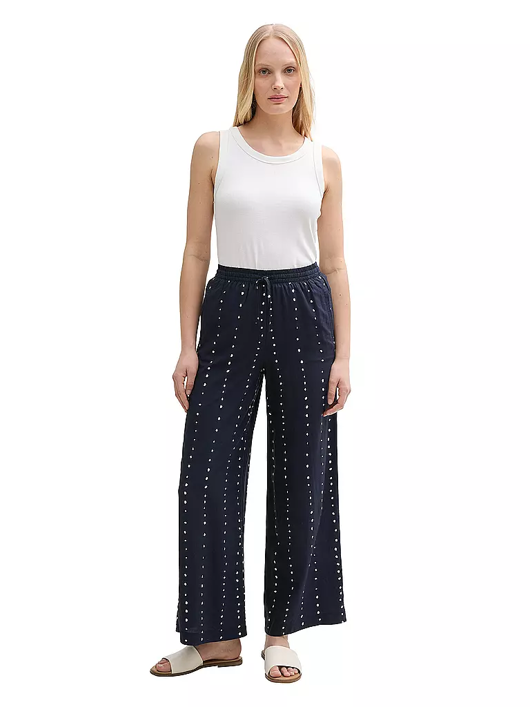 TOM TAILOR | Pantalon Marlene | Bleu foncé
