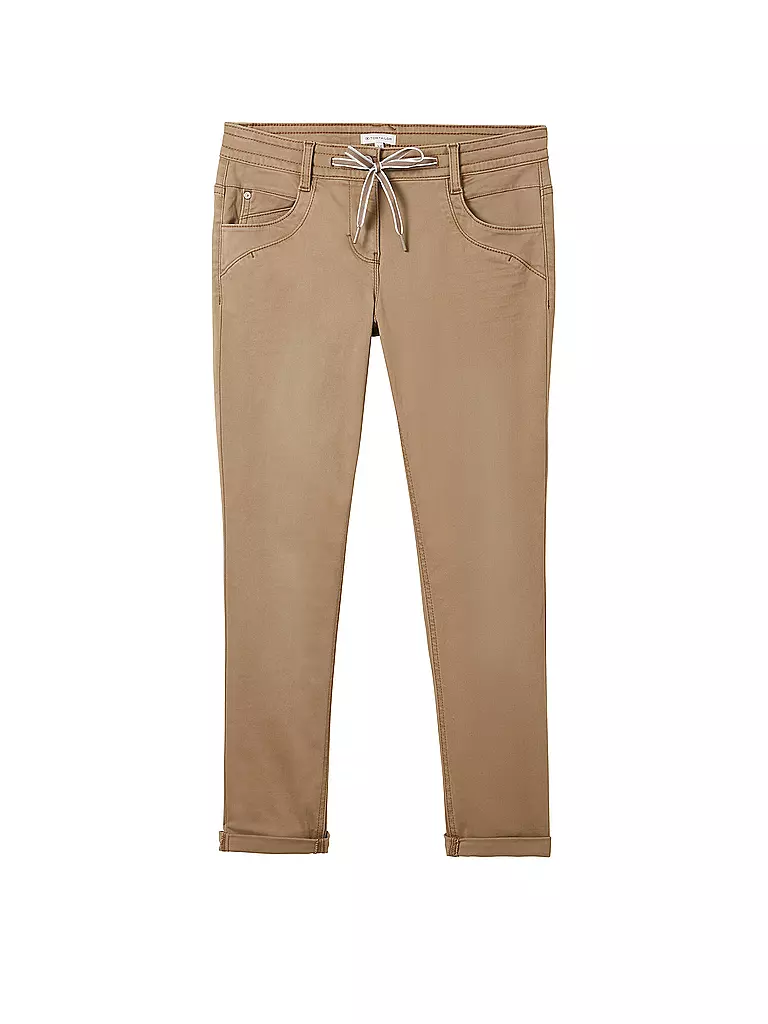 TOM TAILOR | Pantalon Tapered Coupe Décontractée | camel