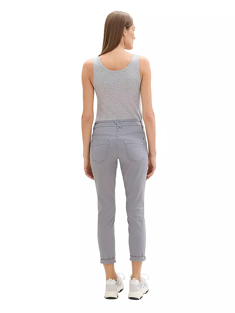TOM TAILOR | Pantalon Tapered Fit 7/8 | grau