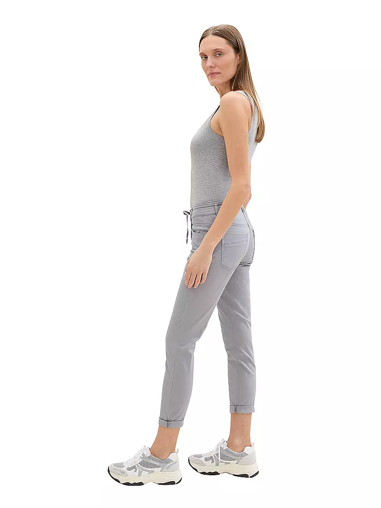 TOM TAILOR | Pantalon Tapered Fit 7/8 | grau
