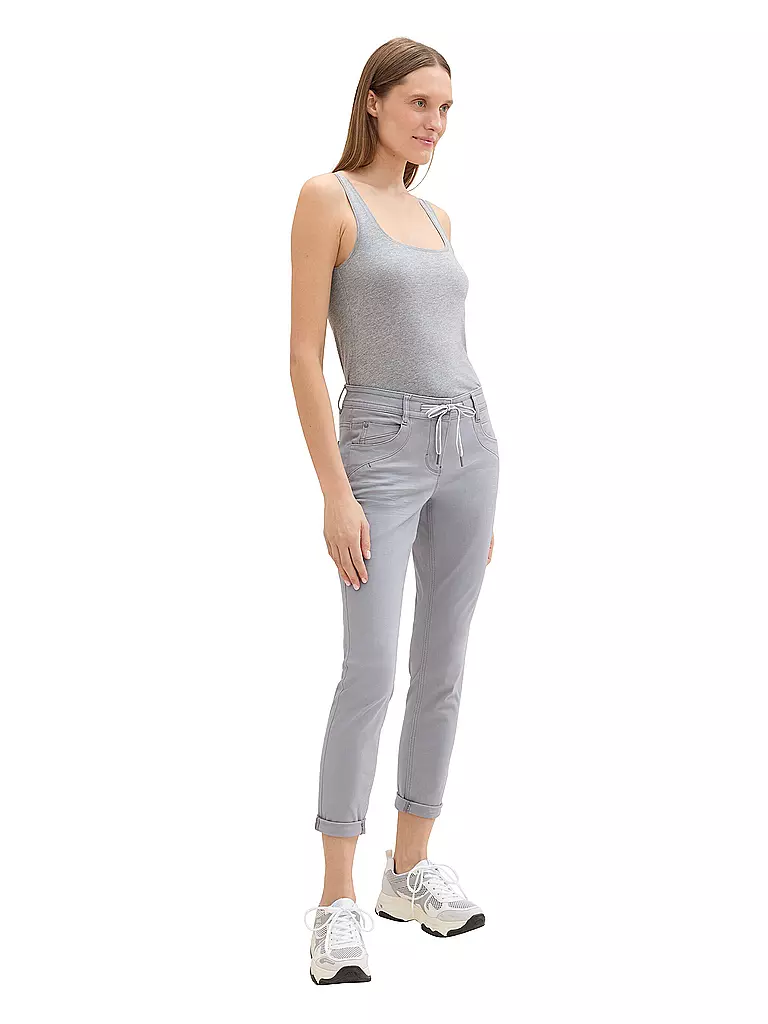 TOM TAILOR | Pantalon Tapered Fit 7/8 | grau