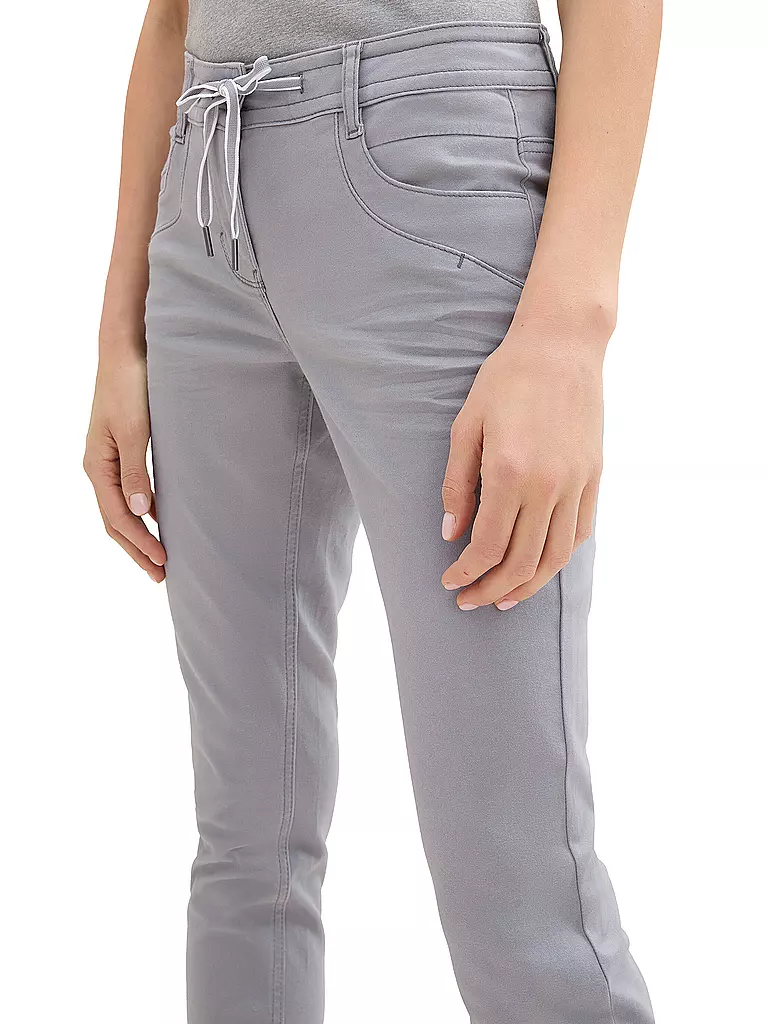 TOM TAILOR | Pantalon Tapered Fit 7/8 | grau