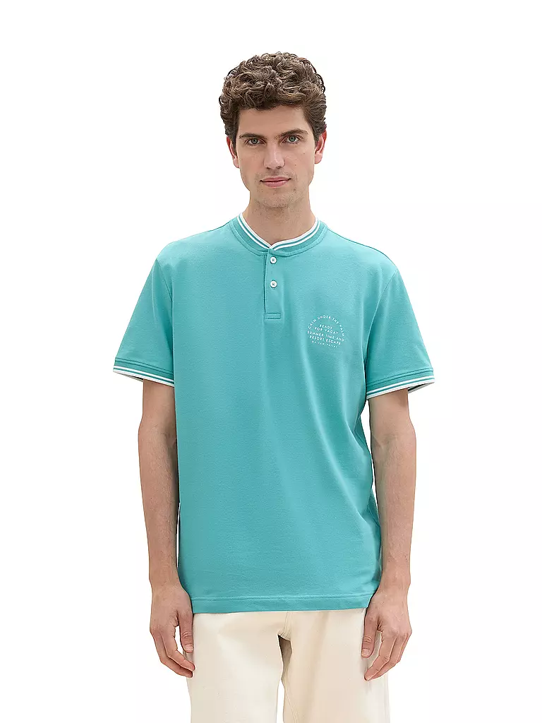 TOM TAILOR | Poloshirt  | Turquoise