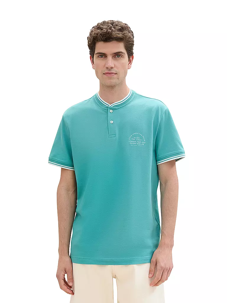 TOM TAILOR | Poloshirt  | Turquoise