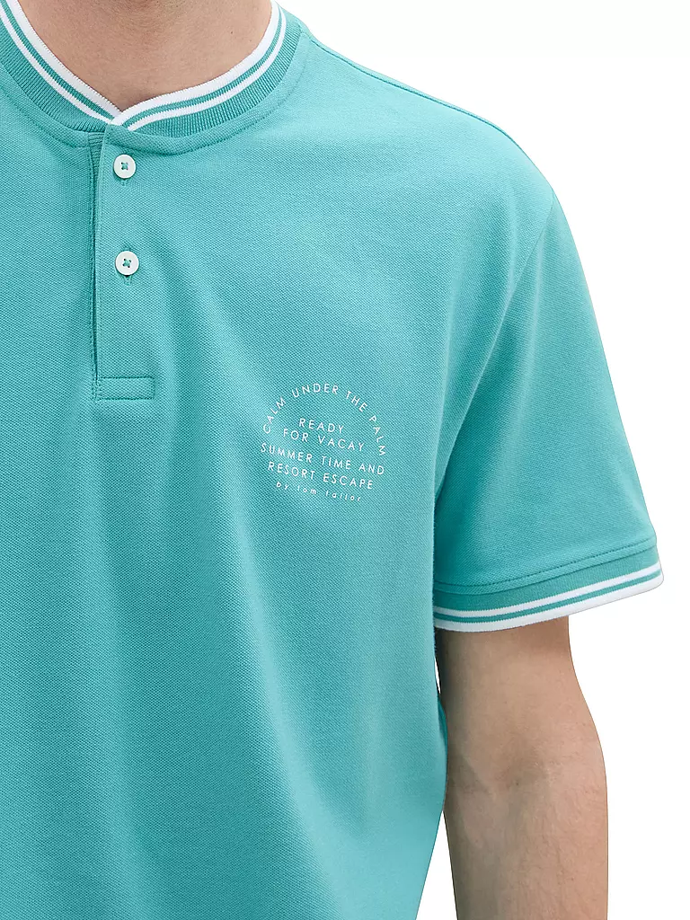 TOM TAILOR | Poloshirt  | Turquoise