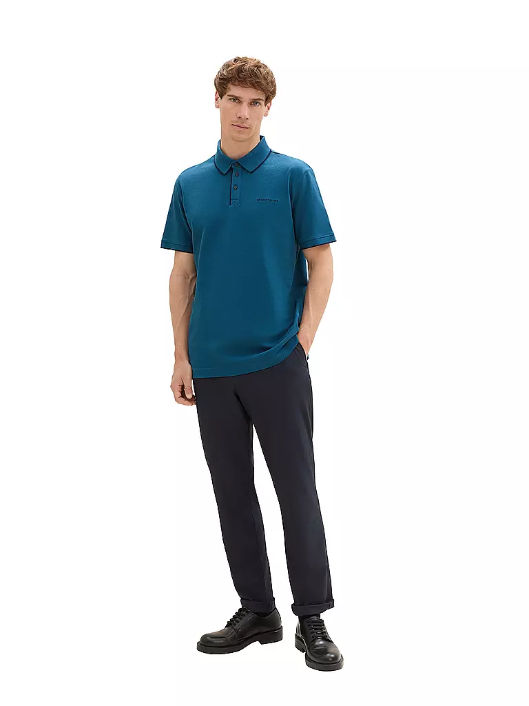 TOM TAILOR | Poloshirt Regular Fit | Pétrole