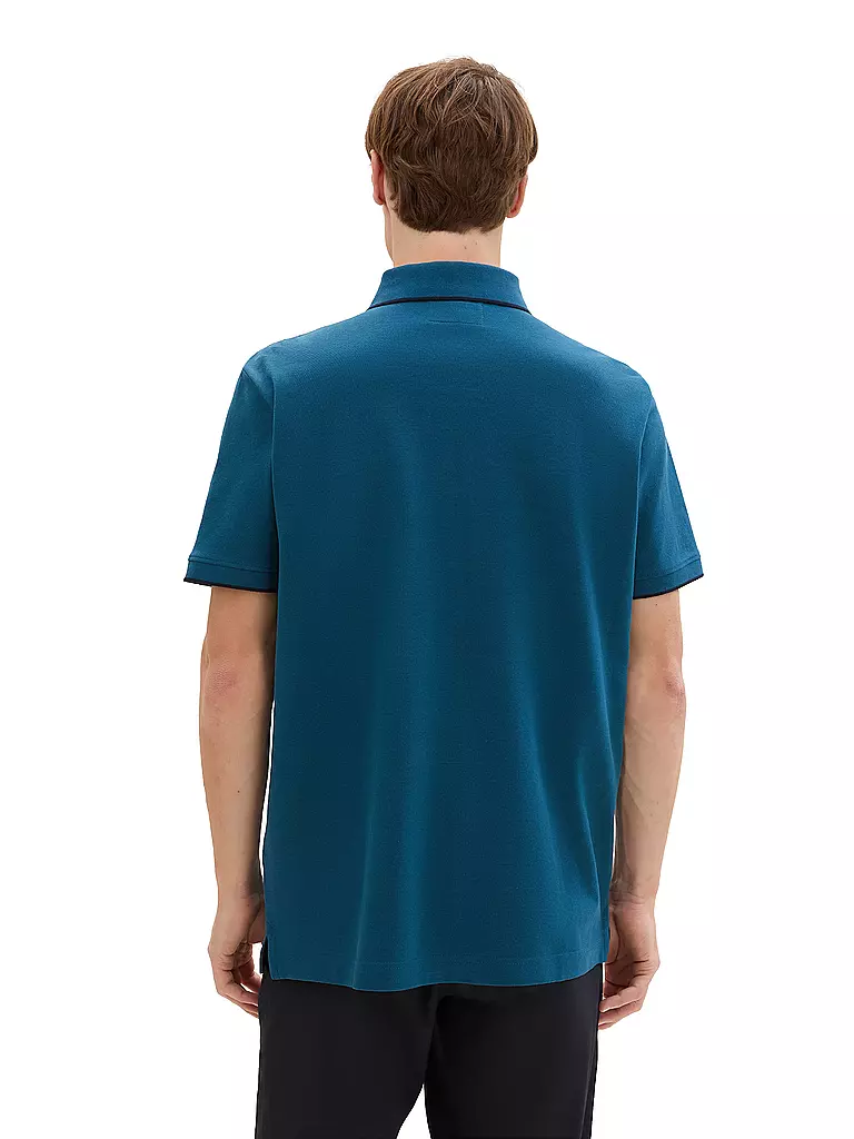 TOM TAILOR | Poloshirt Regular Fit | Pétrole
