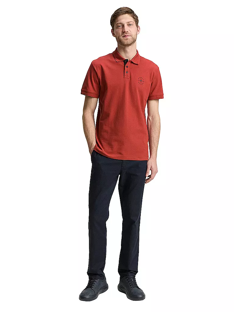 TOM TAILOR | Poloshirt | rot