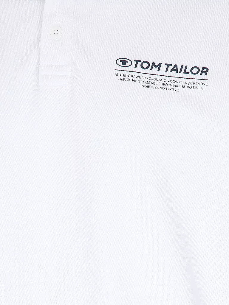 TOM TAILOR | Poloshirt | Blanc