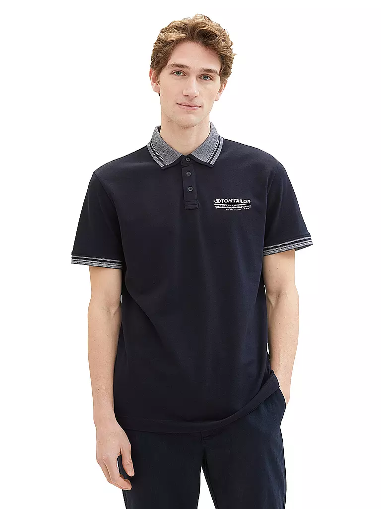 TOM TAILOR | Poloshirt | Bleu foncé