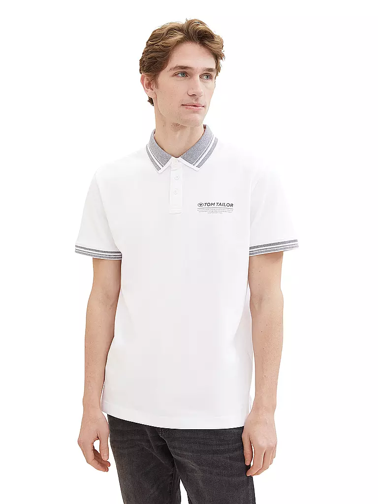 TOM TAILOR | Poloshirt | Blanc