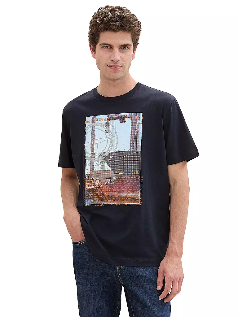 TOM TAILOR | Poloshirt | Bleu foncé