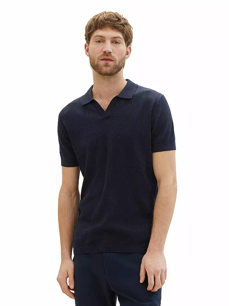 TOM TAILOR | Poloshirt | Bleu foncé
