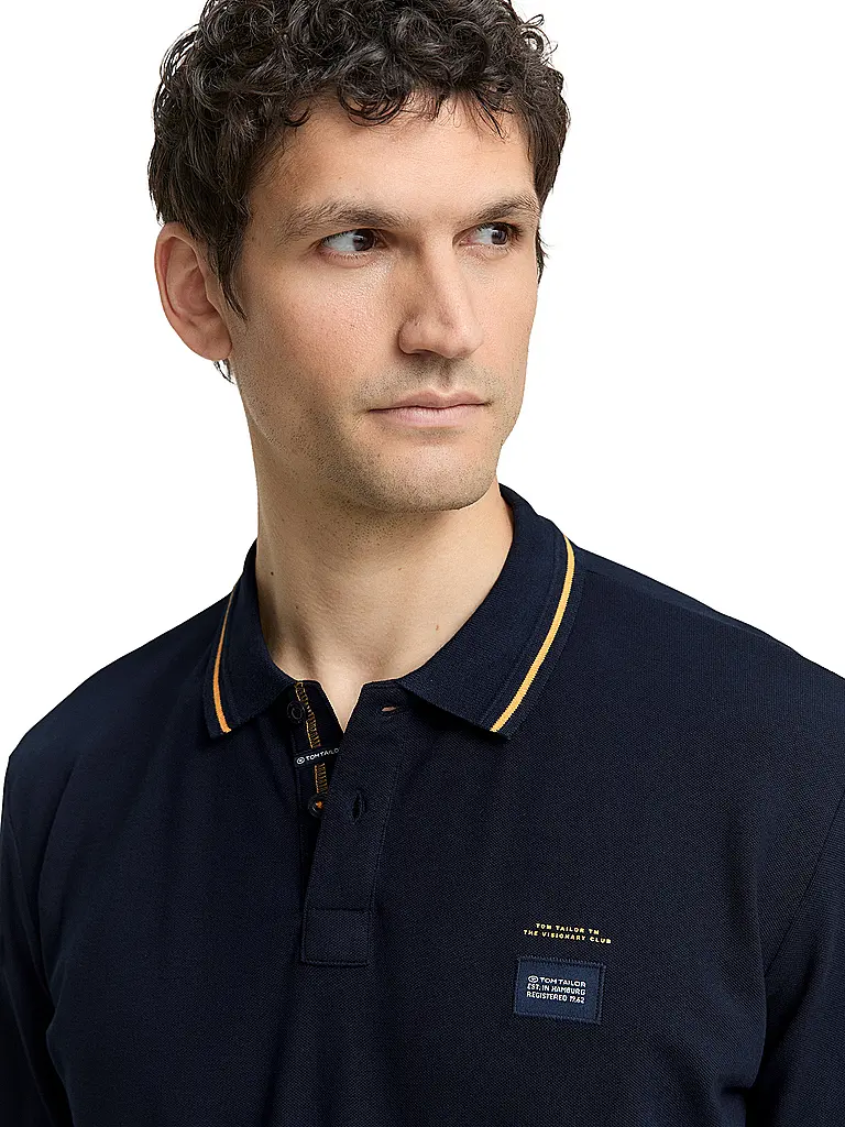 TOM TAILOR | Poloshirt | Bleu foncé