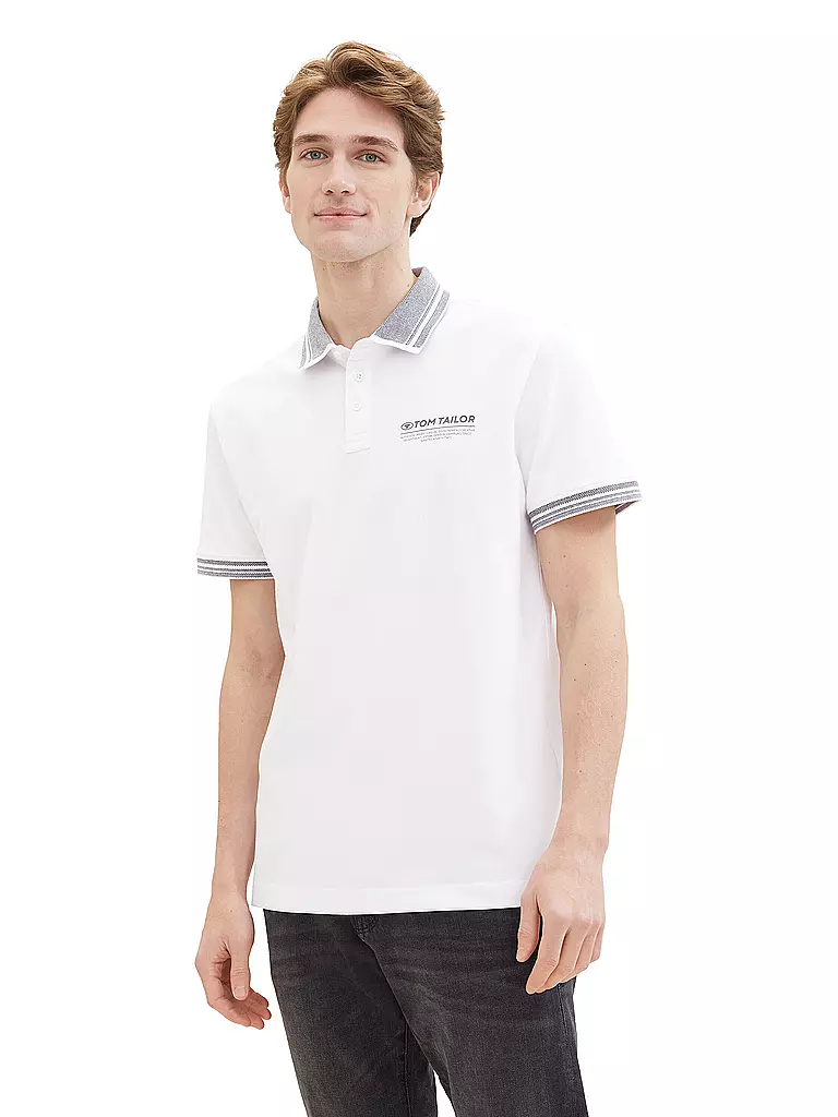 TOM TAILOR | Poloshirt | Blanc