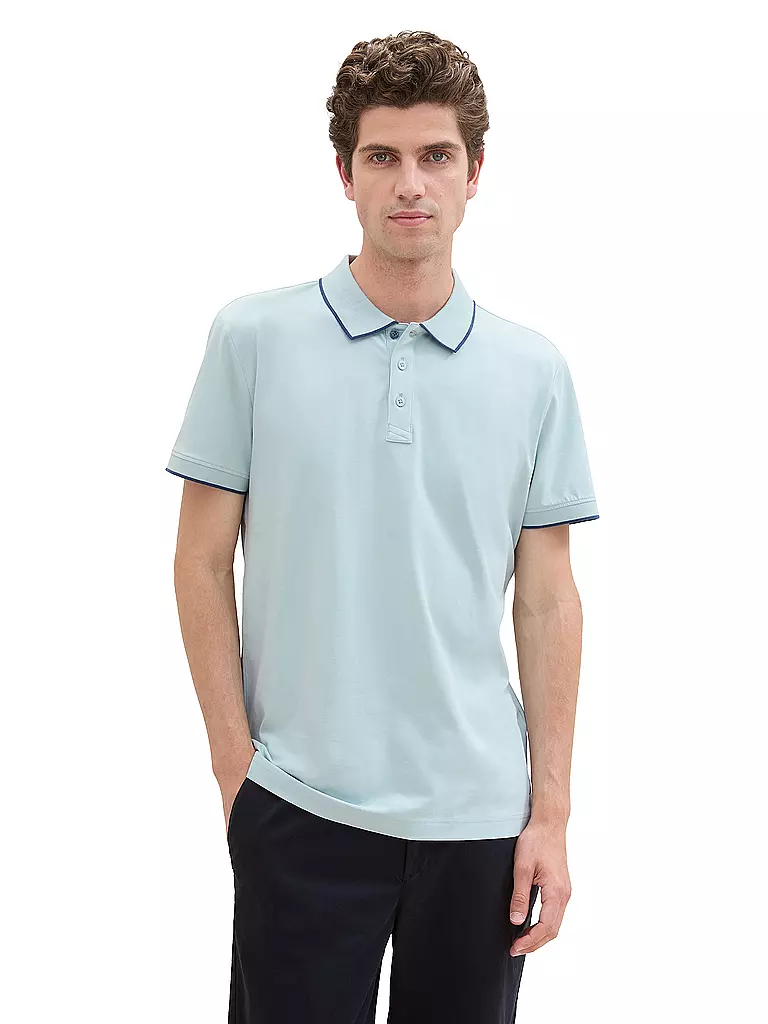 TOM TAILOR | Poloshirt | Bleu clair