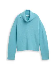 TOM TAILOR | Pull à col roulé coupe oversize | Pétrole