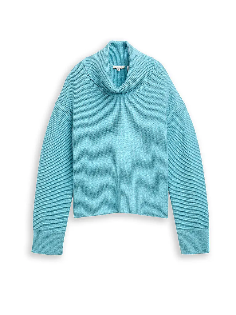 TOM TAILOR | Pull à col roulé coupe oversize | Pétrole