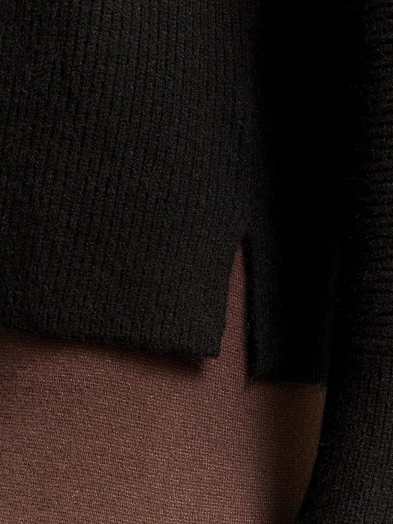 TOM TAILOR | Pull à col roulé coupe oversize | Noir