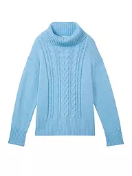 TOM TAILOR | Rollkragenpullover | Bleu clair