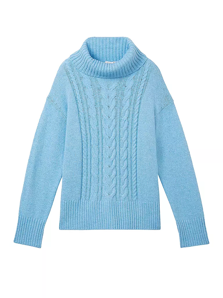 TOM TAILOR | Pull à col roulé | Bleu clair