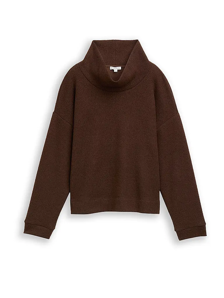 TOM TAILOR | Pull à col roulé | Marron