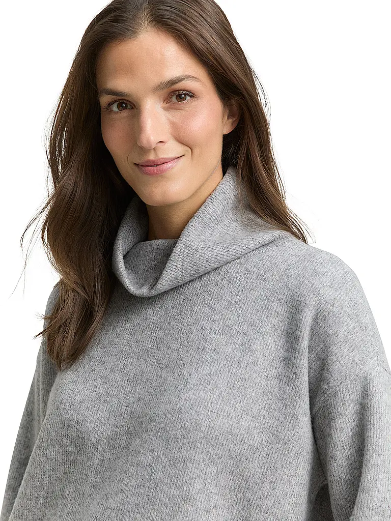 TOM TAILOR | Pull à col roulé | Gris