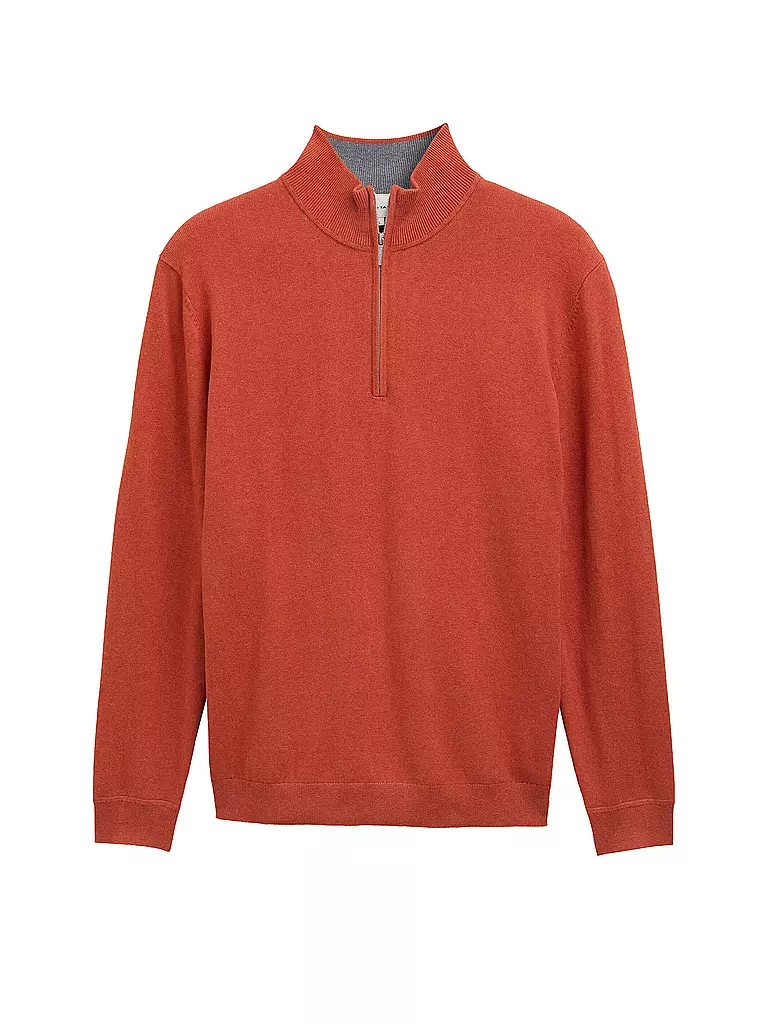 TOM TAILOR | Pull Troyer | orange