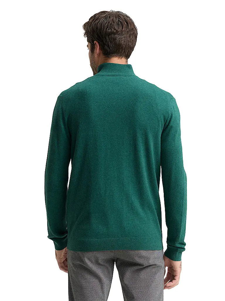 TOM TAILOR | Pull Troyer | grün