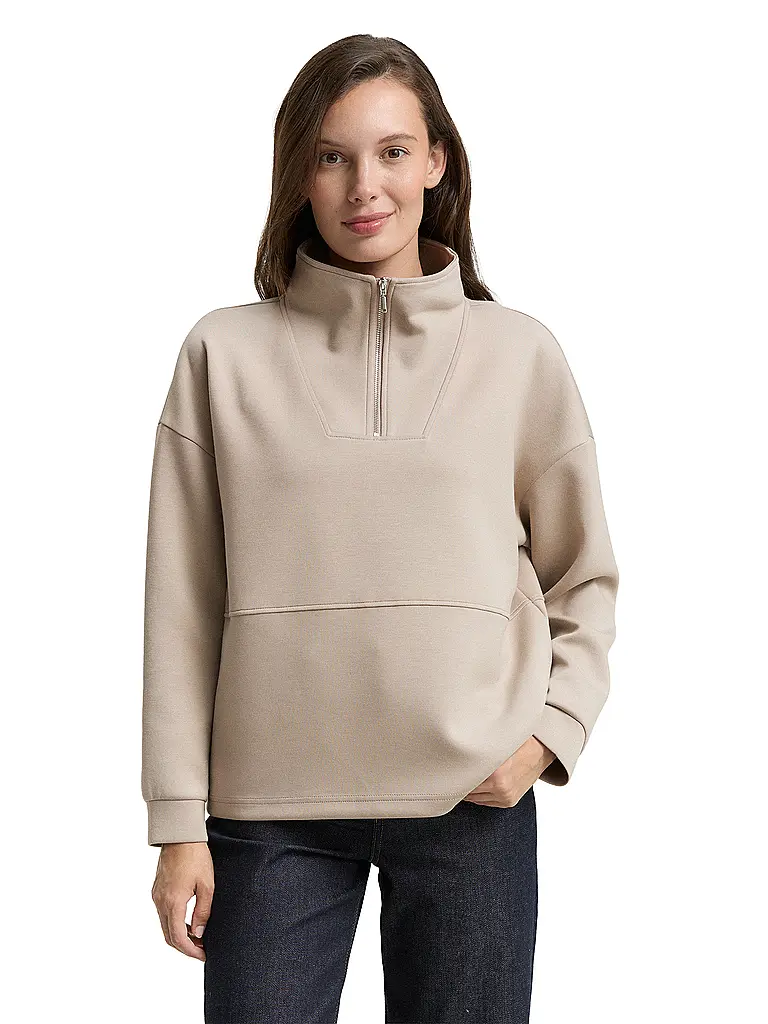 TOM TAILOR | Pull Troyer | creme