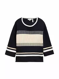 TOM TAILOR | Pull | Bleu foncé