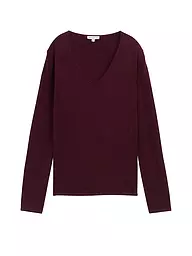 TOM TAILOR | Pull | Rouge foncé