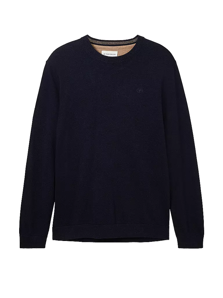 TOM TAILOR | Pull | Bleu foncé