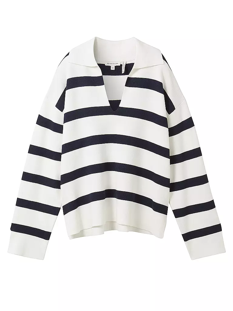 TOM TAILOR | Pull | Blanc