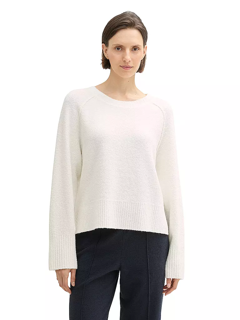 TOM TAILOR | Pull | Blanc