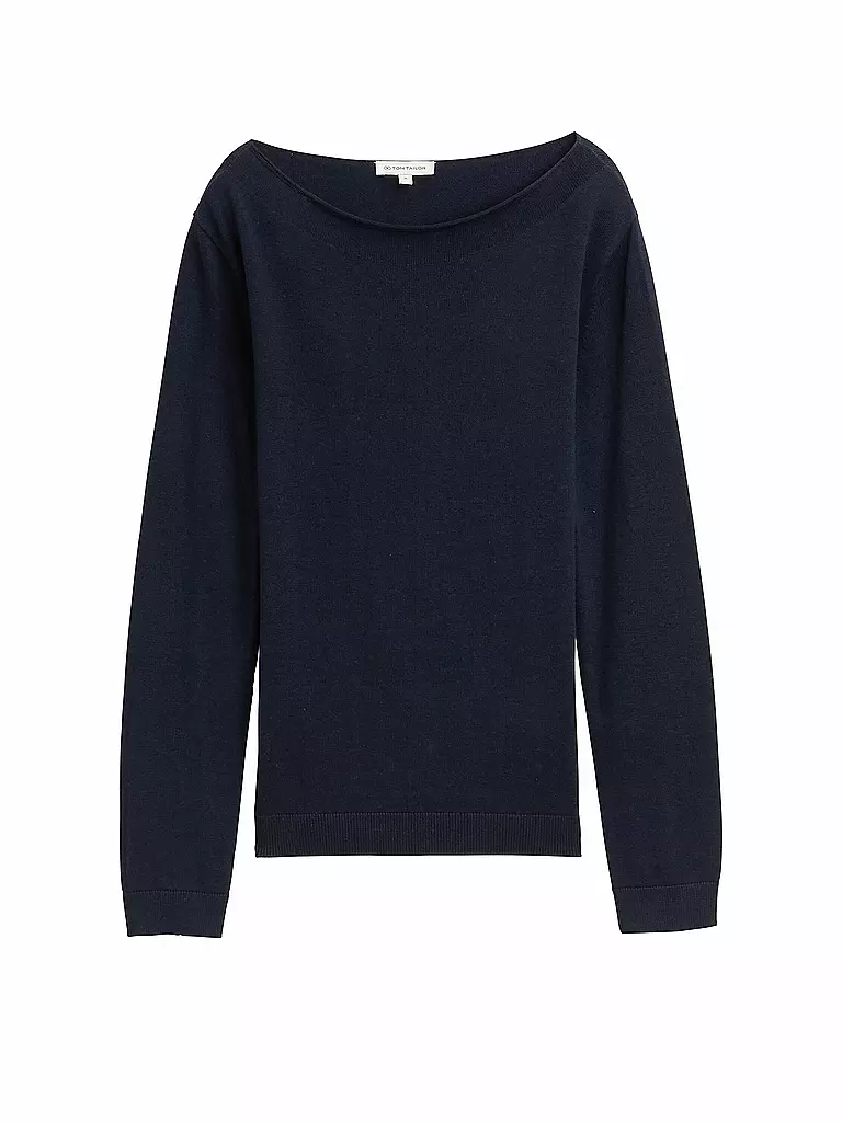 TOM TAILOR | Pull | Bleu foncé