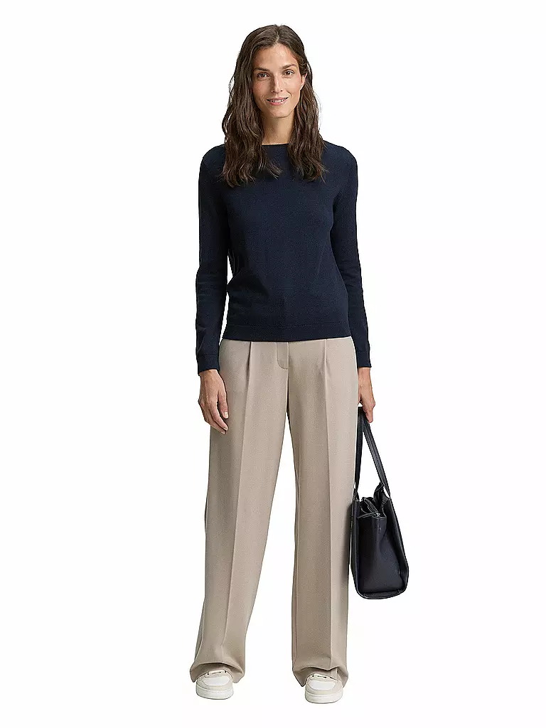 TOM TAILOR | Pull | Bleu foncé