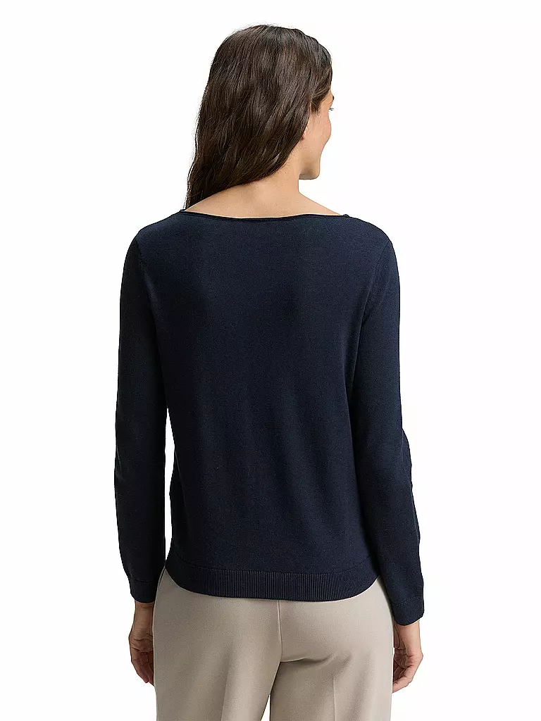 TOM TAILOR | Pull | Bleu foncé