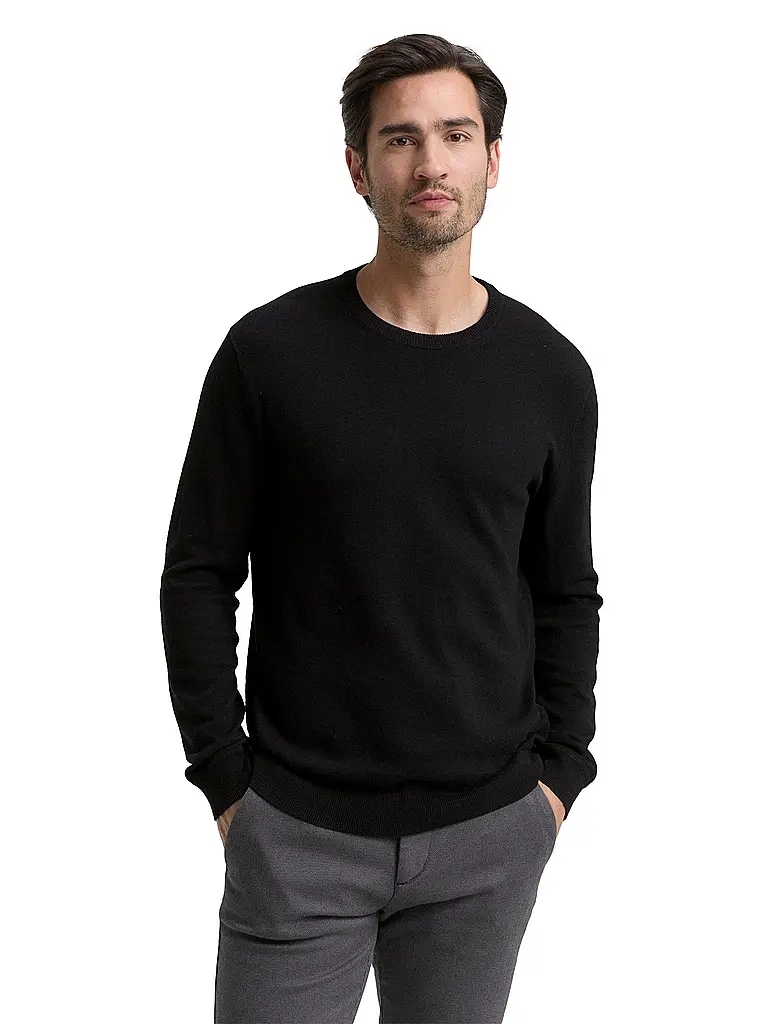 TOM TAILOR | Pull | schwarz