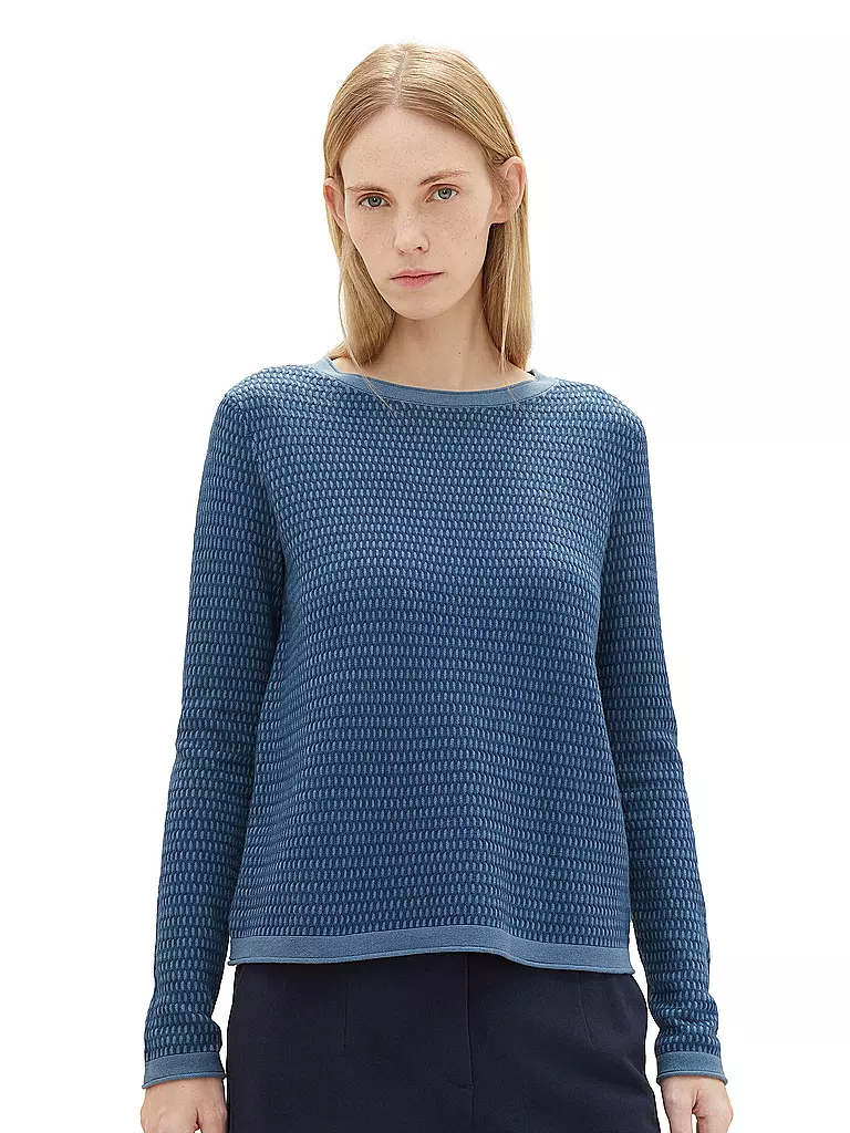 TOM TAILOR | Pull | Bleu