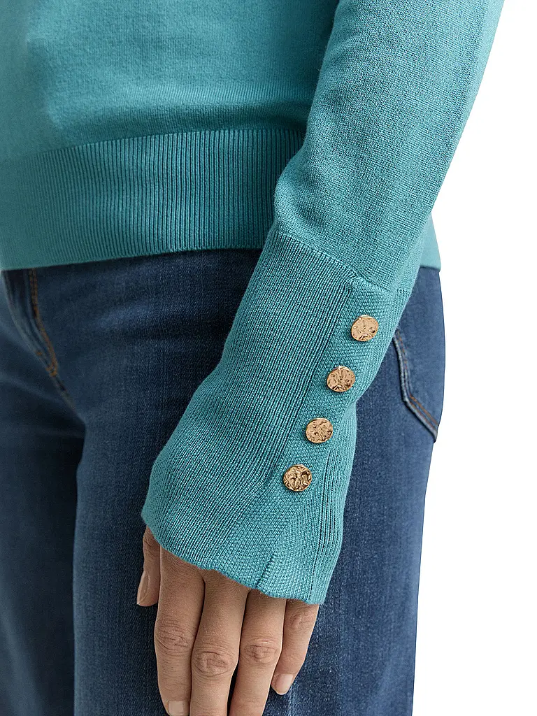 TOM TAILOR | Pull | Pétrole