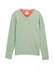 TOM TAILOR | Pull | Vert clair