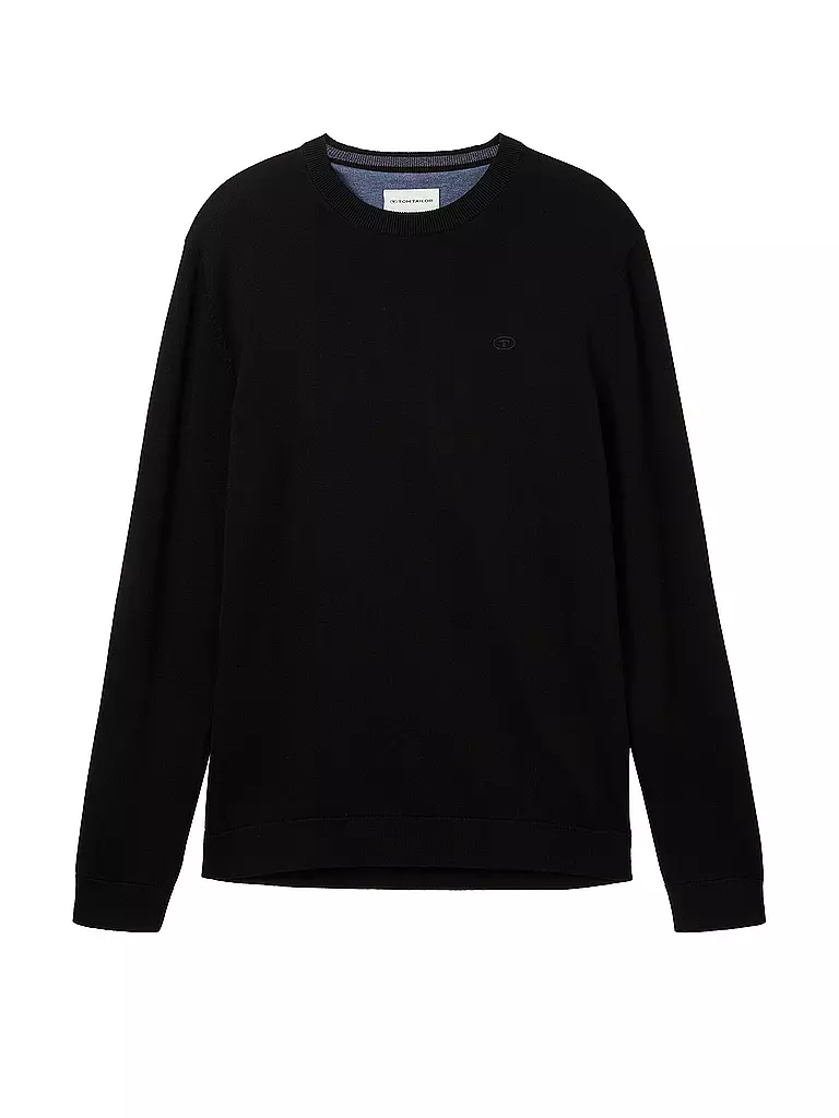 TOM TAILOR | Pull-over | schwarz