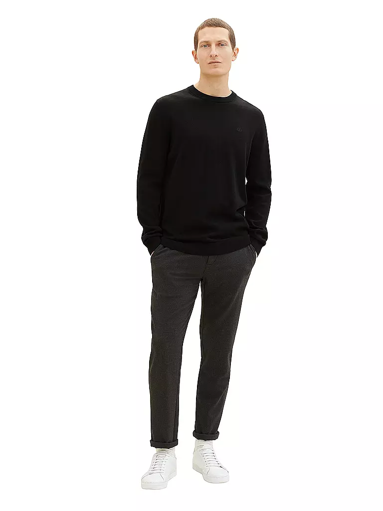 TOM TAILOR | Pull-over | schwarz