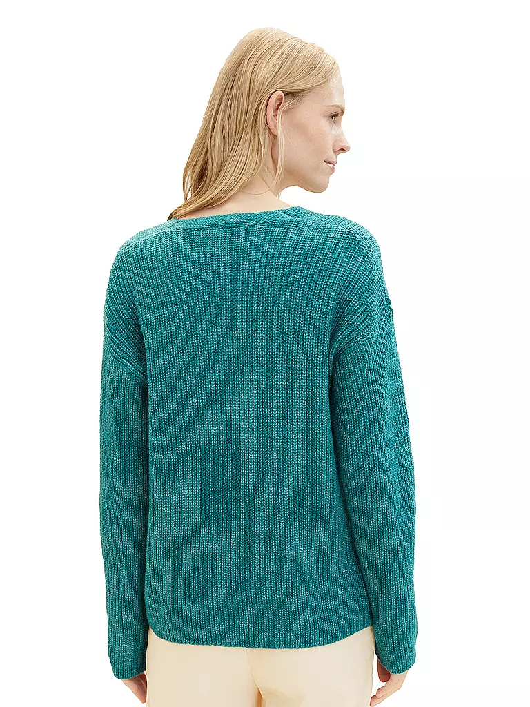 TOM TAILOR | Pullover  | Pétrole