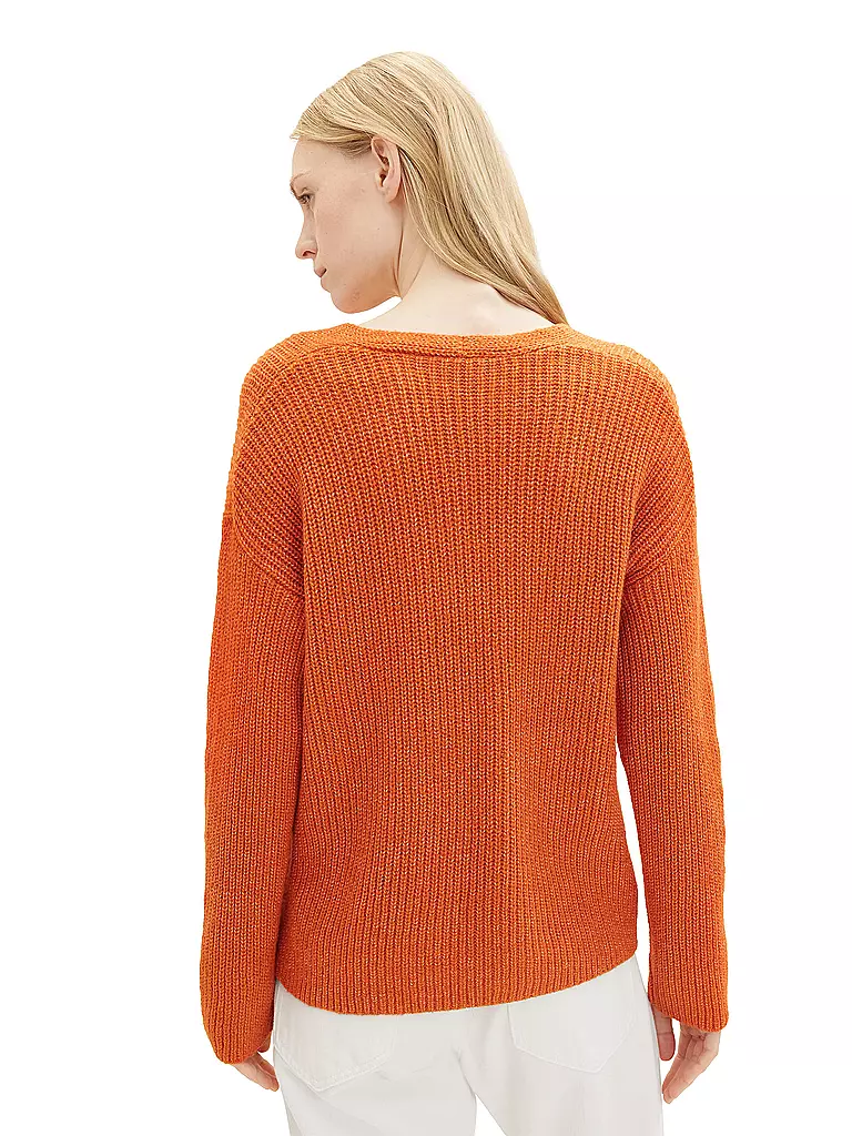 TOM TAILOR | Pullover  | Orange